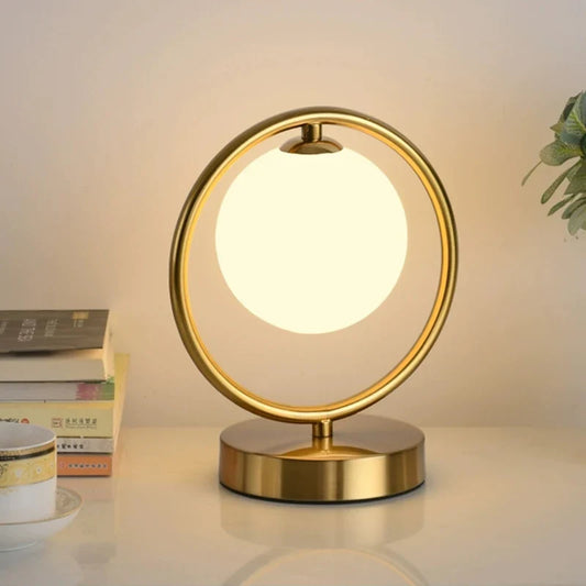 OrbGlow - Table lamp with glass globe