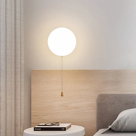 AuraGlimmer - Round wall lamps made of glass