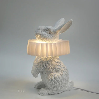 BunnyScarf - Resin rabbit lamps