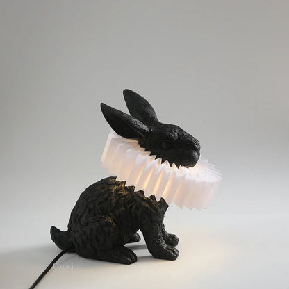 BunnyScarf - Resin rabbit lamps