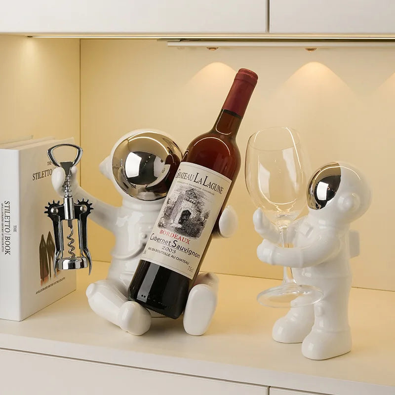 StellarSip - Astronaut wine rack