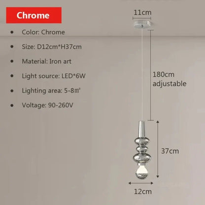 ArcticLuminaire - Single strand pendant