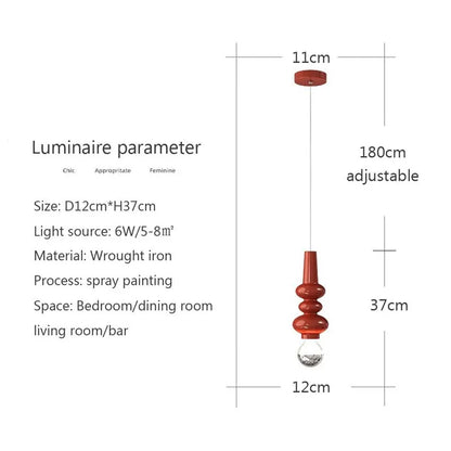 ArcticLuminaire - Single strand pendant