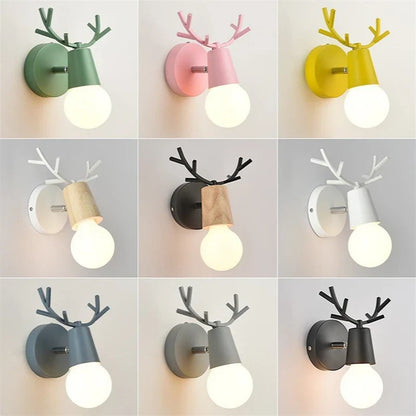 AntlerGlow - Macaron antler wall light