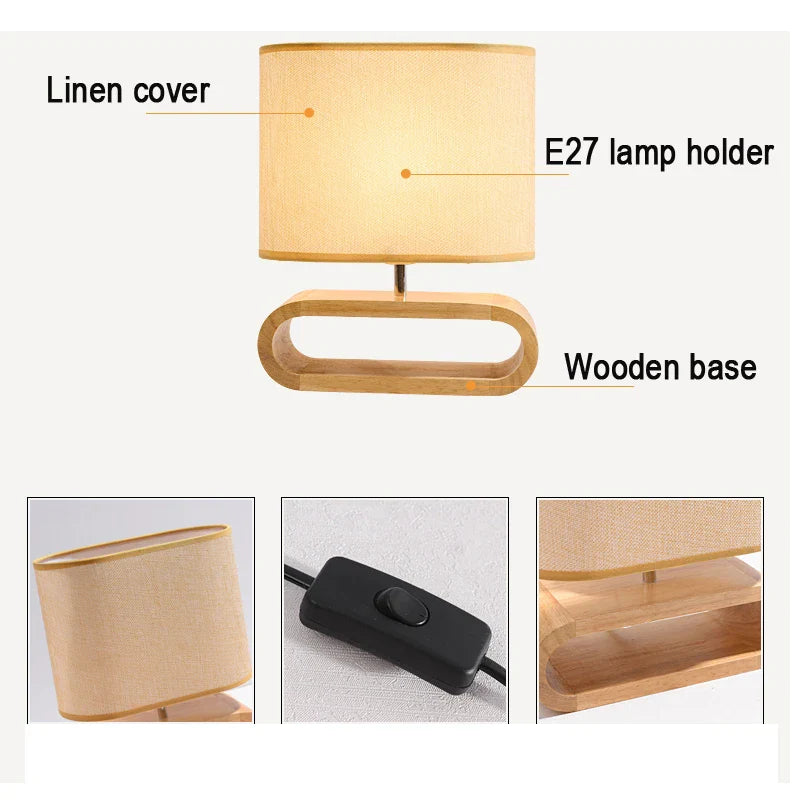 NordicWood - Table lamp made from Nordic wood