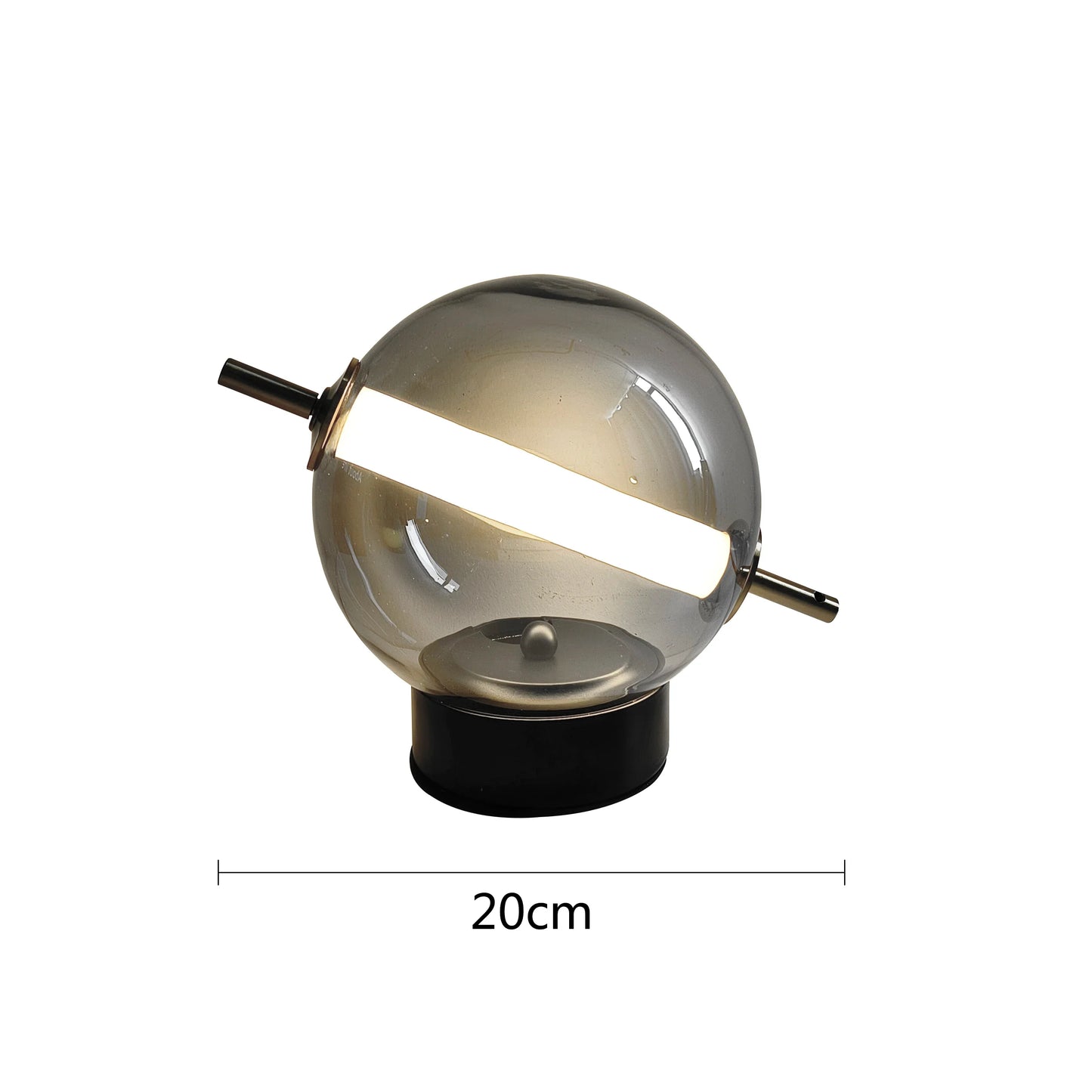 RadiantRevival - Retro glass table lamp