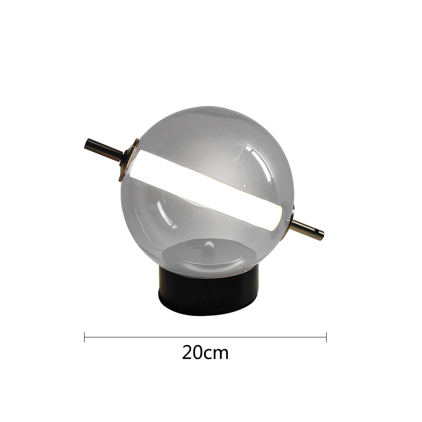 RadiantRevival - Retro glass table lamp