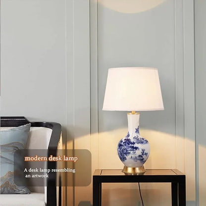 TraditionalCharm | Chinoiserie desk lamp
