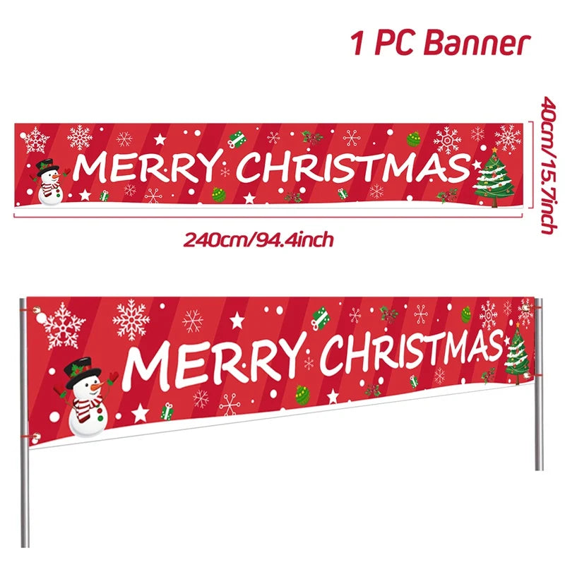 BannerGreetings | Christmas Outdoor Banner Flag