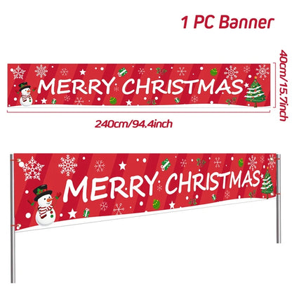 BannerGreetings | Christmas Outdoor Banner Flag