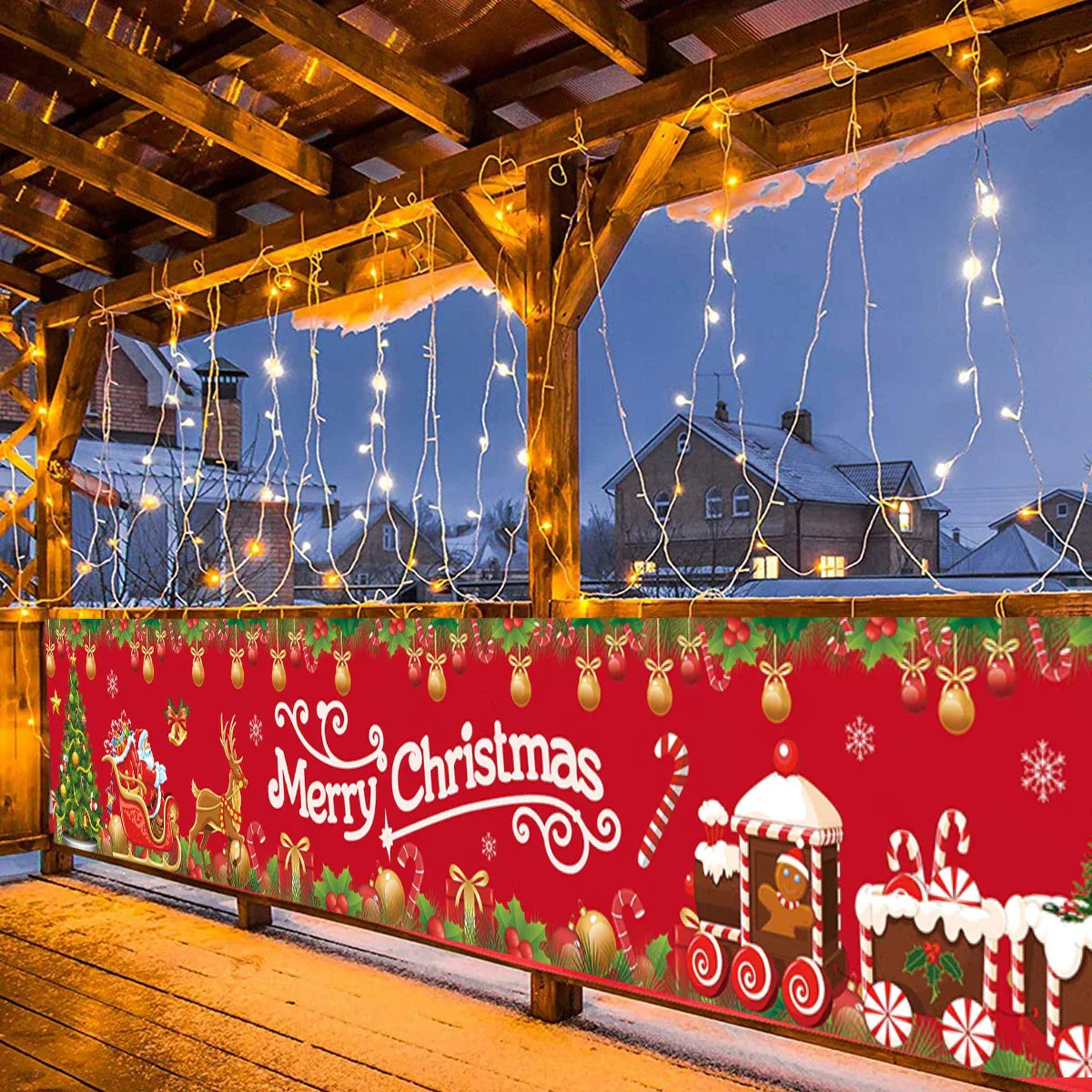 BannerGreetings | Christmas Outdoor Banner Flag