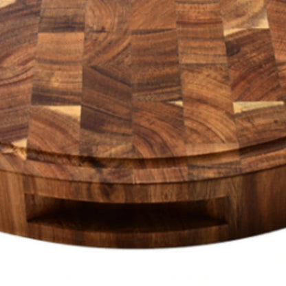 ButcherGrain | Thick round acacia butcher board