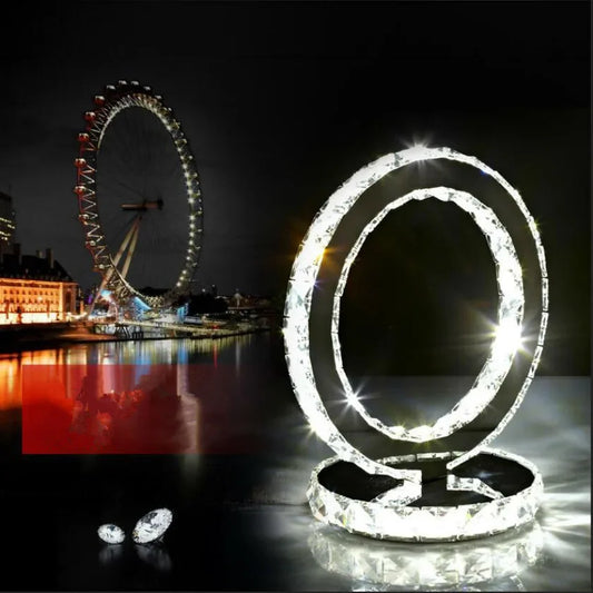 AmbientShine | Modern crystal table lamp