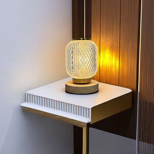 CrystalIllume | Chic Nordic LED lamp