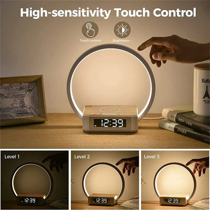BedsideLuxe | wireless alarm round light