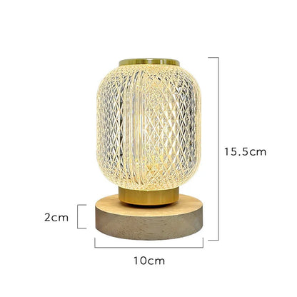CrystalIllume | Chic Nordic LED lamp