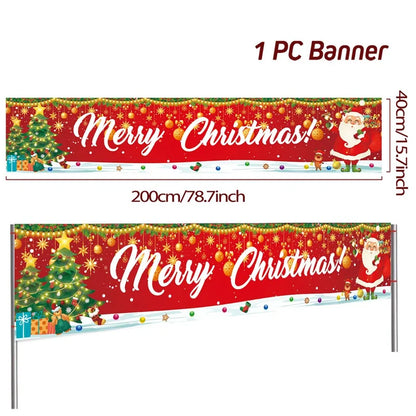 BannerGreetings | Christmas Outdoor Banner Flag
