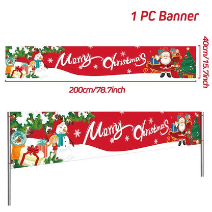 BannerGreetings | Christmas Outdoor Banner Flag