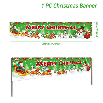 BannerGreetings | Christmas Outdoor Banner Flag