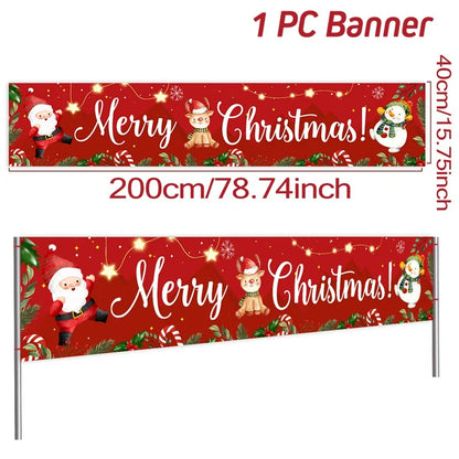 BannerGreetings | Christmas Outdoor Banner Flag
