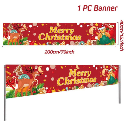 BannerGreetings | Christmas Outdoor Banner Flag