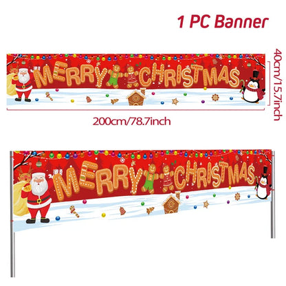 BannerGreetings | Christmas Outdoor Banner Flag