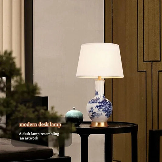 TraditionalCharm | Chinoiserie desk lamp
