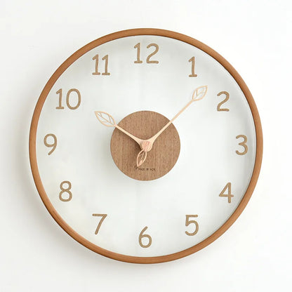 ClarityTime | Transparent glass wall clock