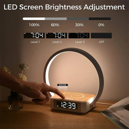 BedsideLuxe | wireless alarm round light