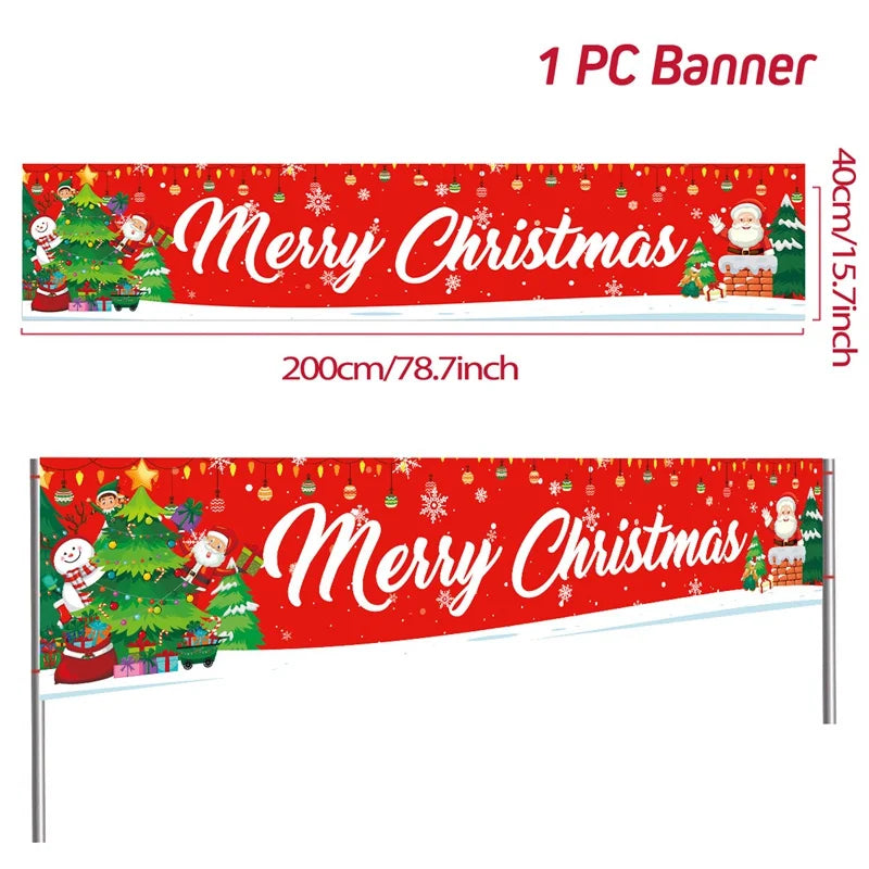 BannerGreetings | Christmas Outdoor Banner Flag