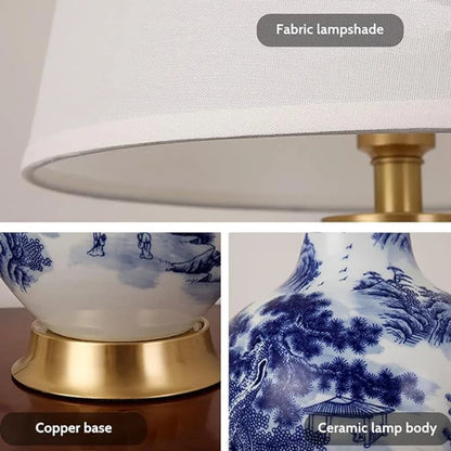 TraditionalCharm | Chinoiserie desk lamp