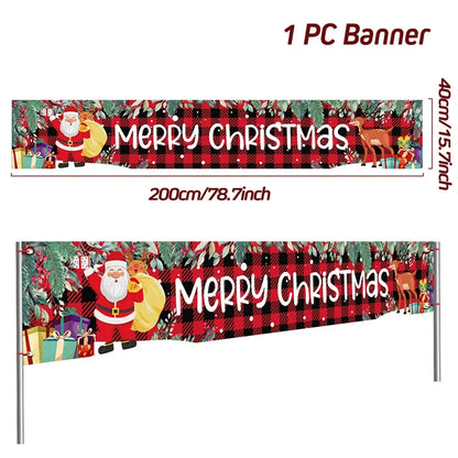 BannerGreetings | Christmas Outdoor Banner Flag