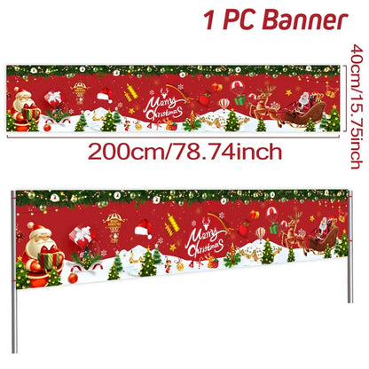 BannerGreetings | Christmas Outdoor Banner Flag