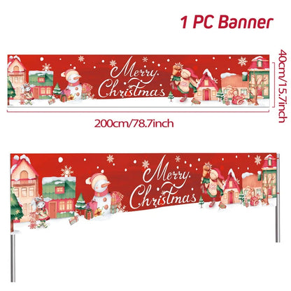 BannerGreetings | Christmas Outdoor Banner Flag
