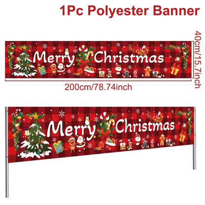 BannerGreetings | Christmas Outdoor Banner Flag