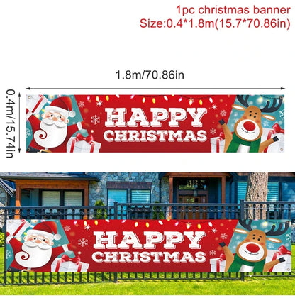 BannerGreetings | Christmas Outdoor Banner Flag