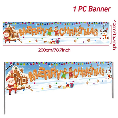 BannerGreetings | Christmas Outdoor Banner Flag