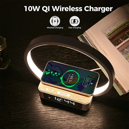 BedsideLuxe | wireless alarm round light