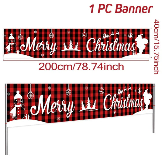 BannerGreetings | Christmas Outdoor Banner Flag