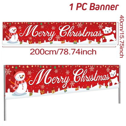 BannerGreetings | Christmas Outdoor Banner Flag