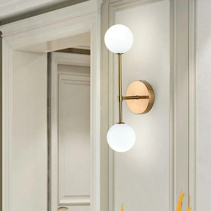 LuminousCrystal - Frosted Glass Bal Led Wall Lamp