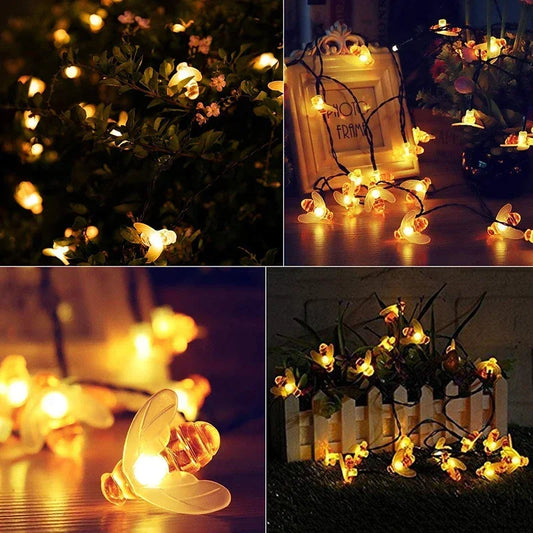 BeeGlow - Solar fairy lights for outdoors