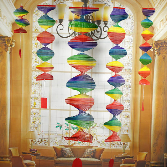 AngelicSpiral - Colorful iron wind chimes