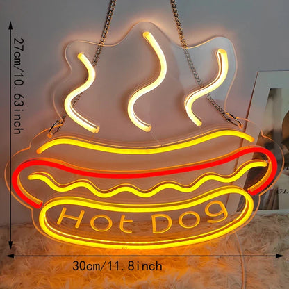 TastyTidbits - Neon night light for fast food