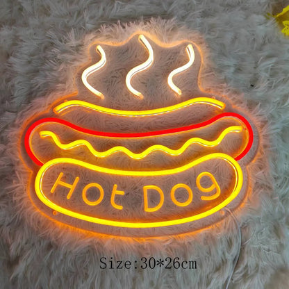 TastyTidbits - Neon night light for fast food