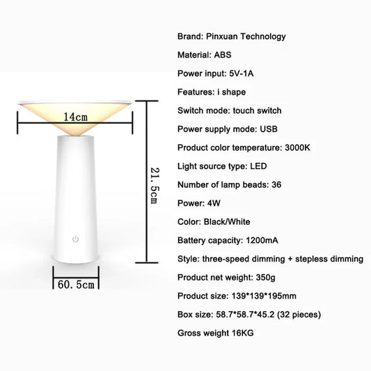 TinyShine - Portable mini table lamps