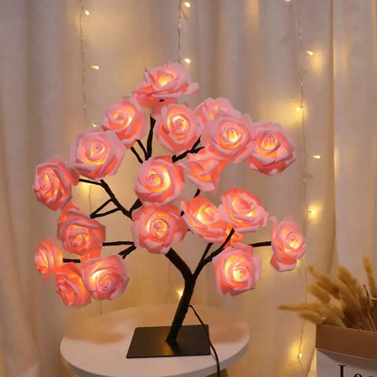 RosyGlow - Flower Rose table lamp