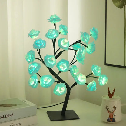 RosyGlow - Flower Rose table lamp