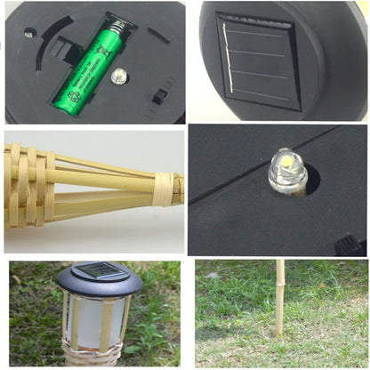 BambooBliss - Solar-powered torches