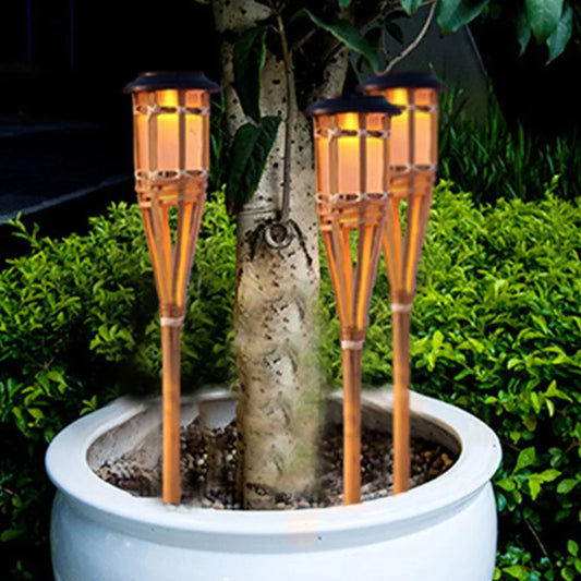 BambooBliss - Solar-powered torches